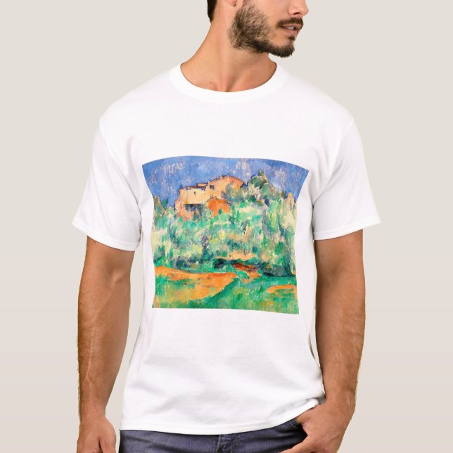Liggande med ett hus, Cezanne T Shirt (Framsida)