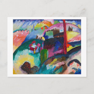 Liggande med fabriksSkorsten, Wassily Kandinsky Vykort