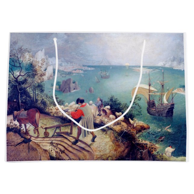 Liggande med Fall Icarus, Pieter Bruegel (Framsidan)