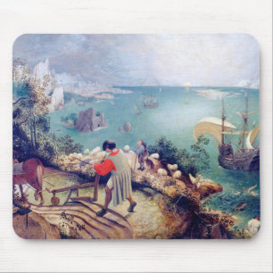 Liggande med Fall of Icarus, Pieter Bruegel Musmatta