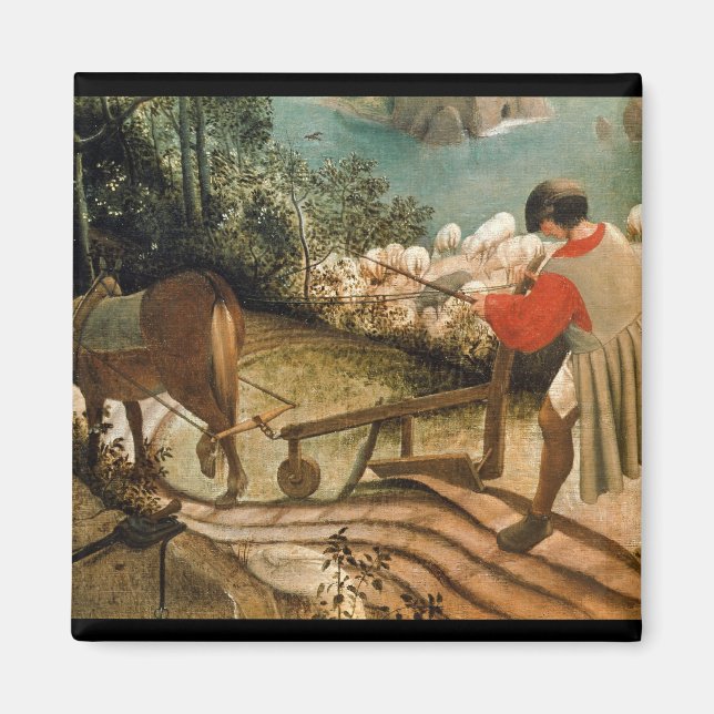 Liggande med FallIcarus Magnet (Framsidan)