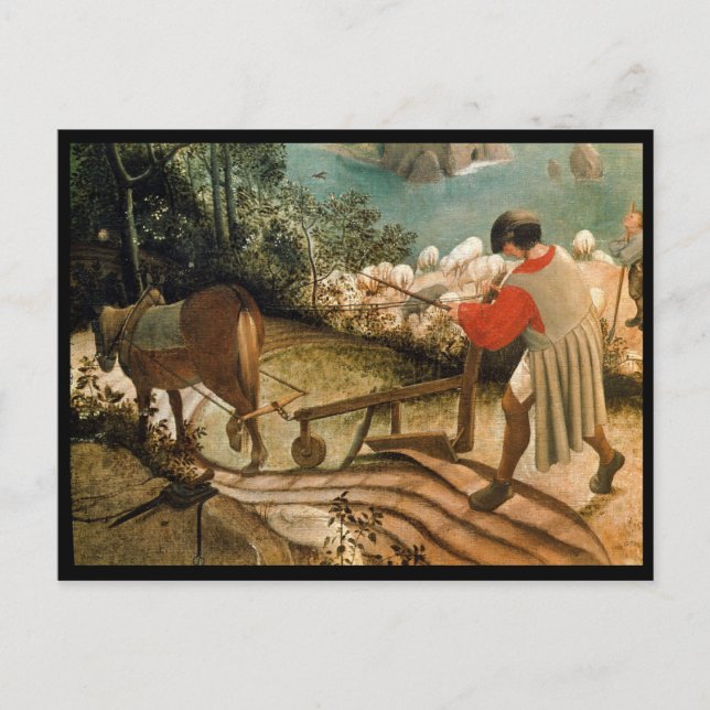 Liggande med FallIcarus Vykort (Framsida)