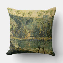 Liggande med flod och bro: Vår God morgon