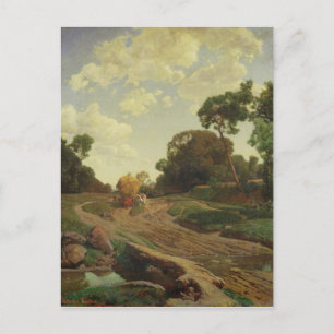 Liggande med Haywagon, c.1858 Vykort