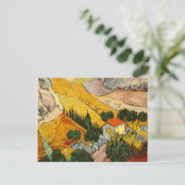 Liggande med House och PloughmaVincent van Gogh Vykort