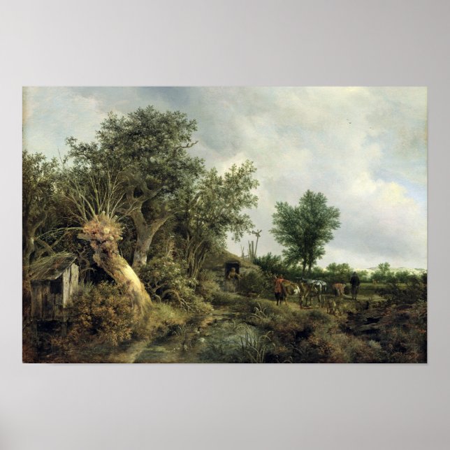 Liggande med hut, 1646 poster (Framsidan)