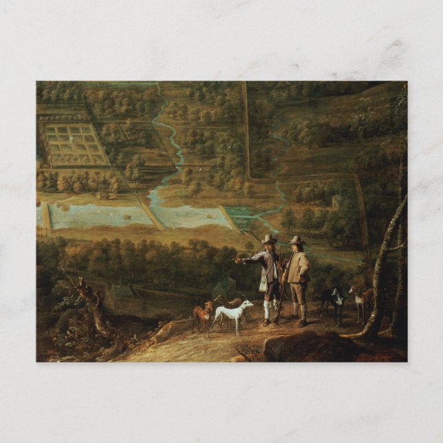 Liggande med idrottsutövare vykort (Framsida)