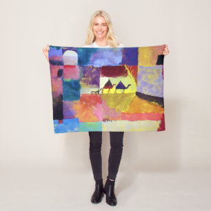 Liggande med kameler, Paul Klee Fleecefilt