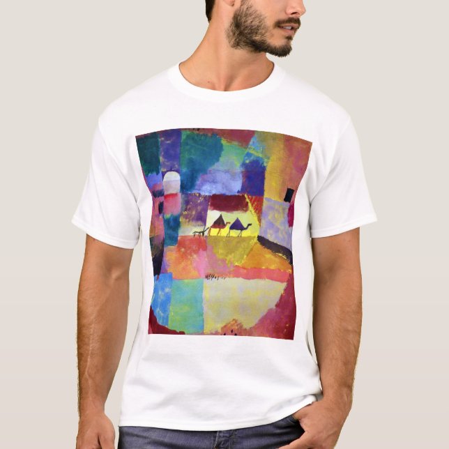 Liggande med kameler, Paul Klee T Shirt (Framsida)