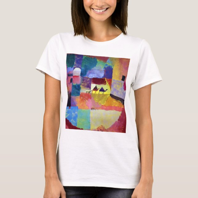 Liggande med kameler, Paul Klee T Shirt (Framsida)