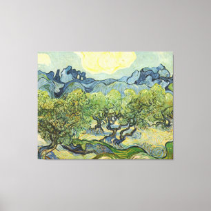 Liggande med Olive Vincent Willem van Gogh Canvastryck