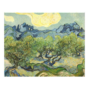 Liggande med Olive Vincent Willem van Gogh Fototryck