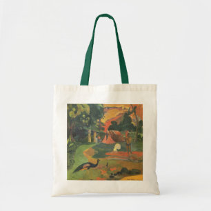Liggande med Peacocks av Paul Gauguin Tygkasse