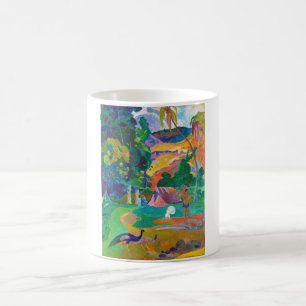 Liggande med Peacocks, Gauguin Kaffemugg