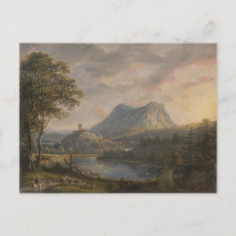 Liggande med Sjö - Paul Sandby - c1808 Vykort