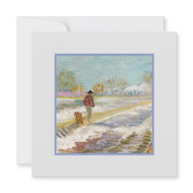 Liggande med Snö, Van Gogh-kort