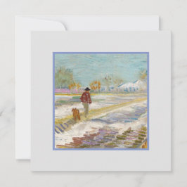 Liggande med Snö, Van Gogh-kort Kort