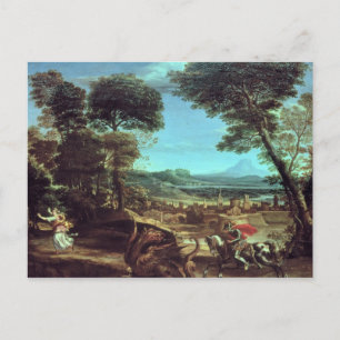 Liggande med St.George och Dragon, c.1610 Vykort