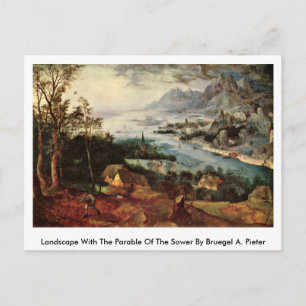 Liggande med torkarens parabel vid Bruegel Vykort