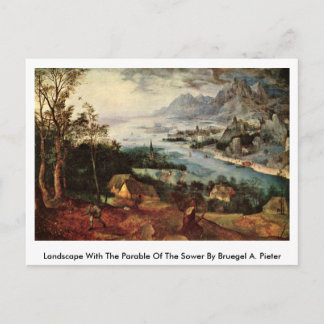 Liggande med torkarens parabel vid Bruegel Vykort