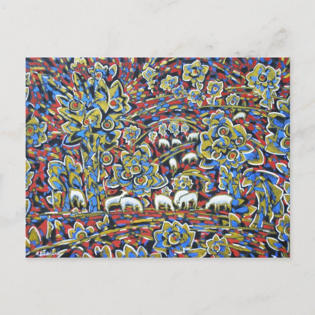 Liggande med vykort för Sheeps (Framsida)