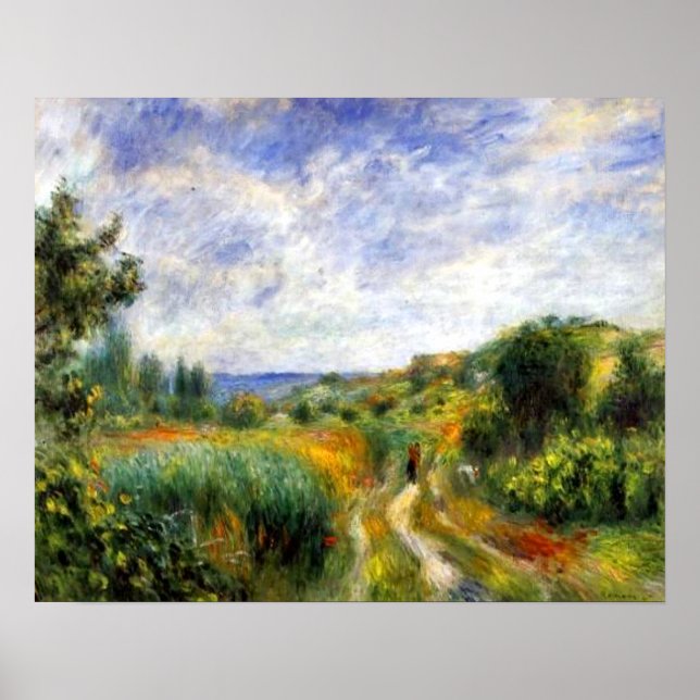 Liggande nära Essoyes Poster (Framsidan)