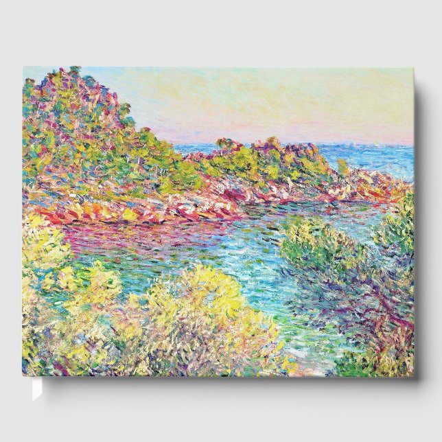 Liggande nära Monte Carlo (av Claude Monet) Gästböcker (Framsida)