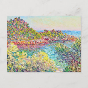 Liggande nära Monte Carlo (av Claude Monet) Vykort