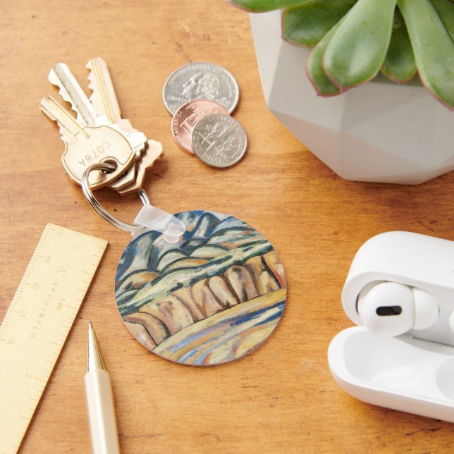 Liggande, New mexico efter Marsden Hartley, konst Nyckelring (Skrivbord)