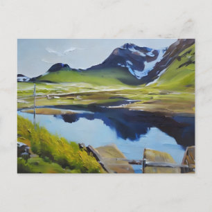 Liggande Norge Vykort