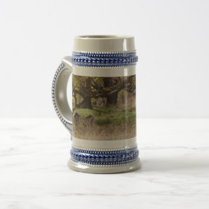 Liggande och Deers Grått/Blue 22 oz Stein Sejdel