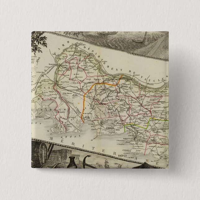 Liggande och städer knapp (Framsida)