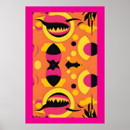 Liggande platt eller platt liggande poster