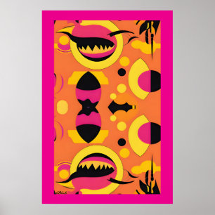 Liggande platt eller platt liggande poster