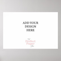 Liggande Poster mall (20 x 30 tum)