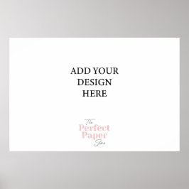 Liggande Poster mall (20 x 30 tum)