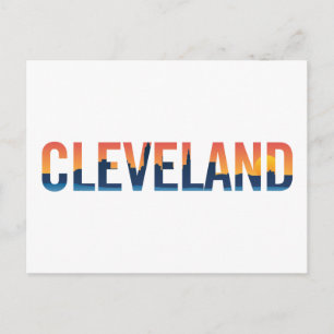 Liggande stad Cleveland, Ohio Vykort