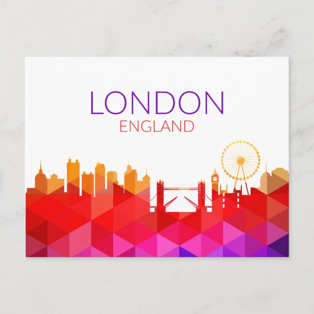 Liggande stad | London, England Vykort (Framsida)