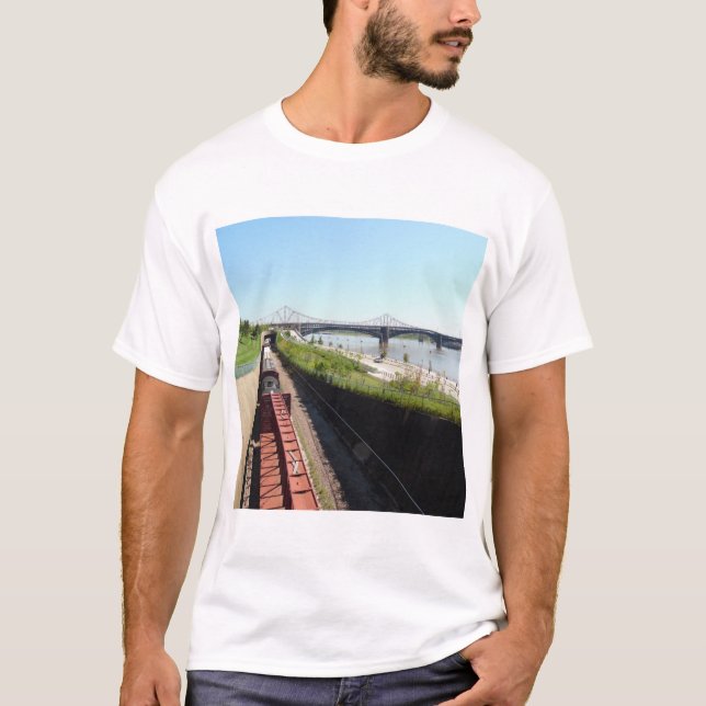 Liggande Tåg T Shirt (Framsida)