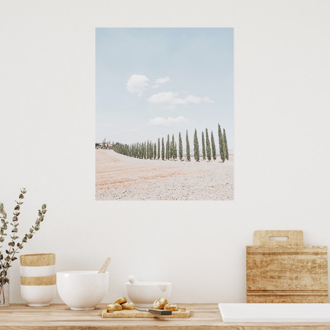 Liggande Tuscany Soft Färg Poster (Kök)