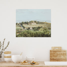 Liggande Tuscany Soft Färg Poster