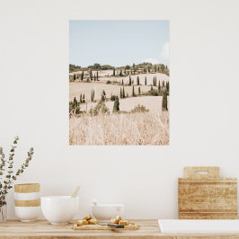 Liggande Tuscany Soft Färg Poster