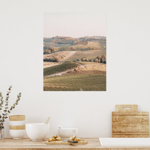 Liggande Tuscany Soft Färg Poster