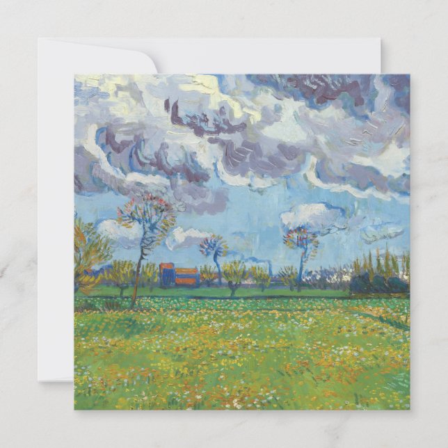 Liggande under Stormy Himlar Vincent Gogh (Framsida)