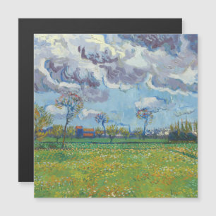 Liggande under Stormy Himlar Vincent Gogh