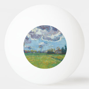 Liggande under Stormy Himlar Vincent Gogh Pingisboll