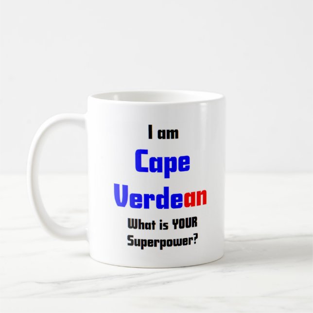 Liggande verdean Mugg (Vänster)