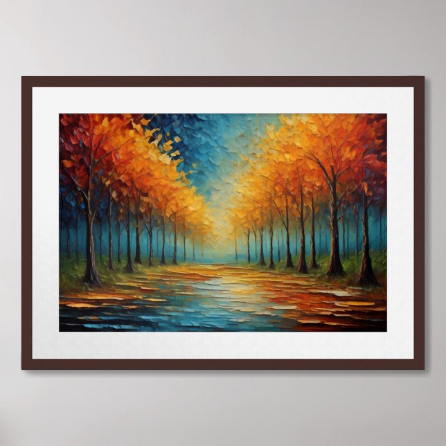 Liggande Vibrant Färg Fauvism Impressionist 3:2 Poster (Skapare uppladdad)