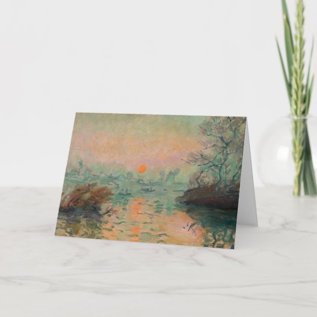 Liggande vid solnedgång | Tadeusz Makowski Kort (Framsida)