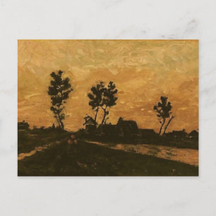 Liggande vid Sunset, Van Gogh Fine Art Vykort